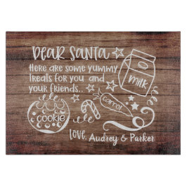 Lieve Santa Cookie Tray Cutting Board Snijplank