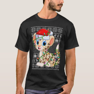 Lieve Santa Leopard Chris: lomp. T-shirt