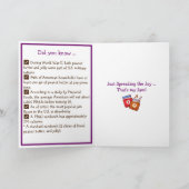 Lieve schat, gefeliciteerd met Nationale Pindakaas Kaart (Binnen)