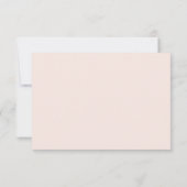 Lieve Schat Roze Gingham Luier Raffle Kaart (Achterkant)