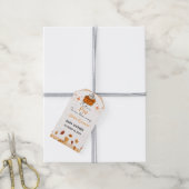Lieve schat val baby shower cadeaulabel (Met Touw)