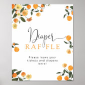 Lieve Schatje Luier Raffle Bord Poster (Voorkant)