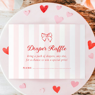 Lieve Schatje Luier Raffle Kaart
