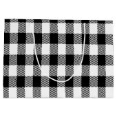 Lieve Schattige Dwergen Buffalo Plaid Groot Cadeauzakje (Achterkant)