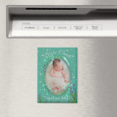 Lieve & Schattige Kinderen - Botanisch Turquoise Magneet (Insitu (Vaatwasser))