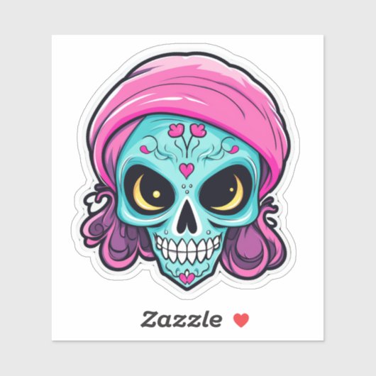 Lieve Schedel Sticker (Vel)