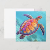 Lieve Schildpad Kaart (Voorkant / Achterkant)