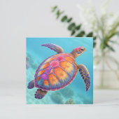 Lieve Schildpad Kaart (Staand voorkant)