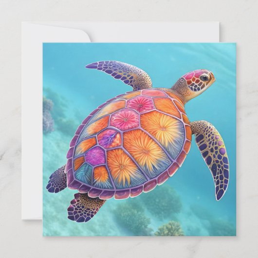 Lieve Schildpad Kaart (Voorkant)