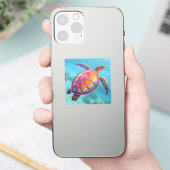 Lieve Schildpad Sticker (Telefoon)
