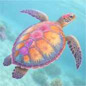 Lieve Schildpad Sticker (Voorkant)