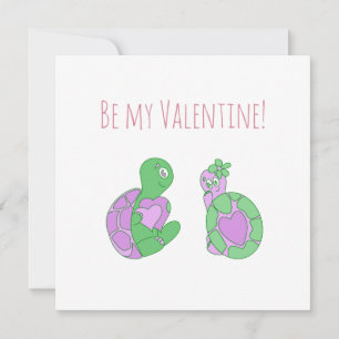 Lieve Schildpad Verjaardag / Valentijnsdag  Feestdagenkaart
