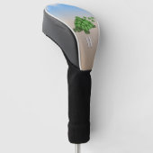 Lieve schildpadfamilie golfheadcover (Schuin)