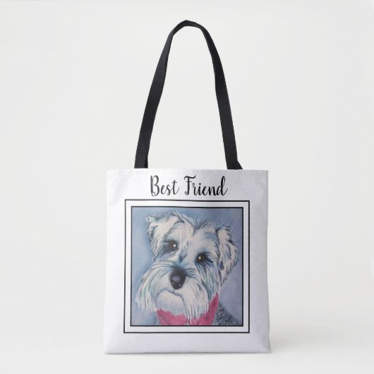 Lieve Schnauzer Tote Bag (Voorkant)