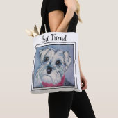 Lieve Schnauzer Tote Bag (Dichtbij)