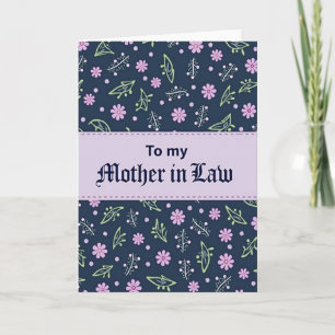 Lieve Schoonmoeder Bloemkaart Kaart