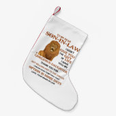 Lieve schoonzoon, ik heb je niet het geschenk van  kleine kerstsok (Voorkant (Hangend))