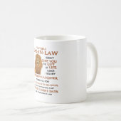 Lieve schoonzoon, ik heb je niet het geschenk van koffiemok (Voorkant rechts)