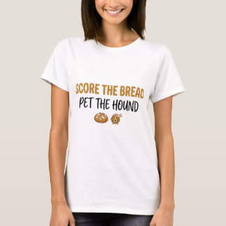 Lieve Score De Brood Pet De Hond T-shirt