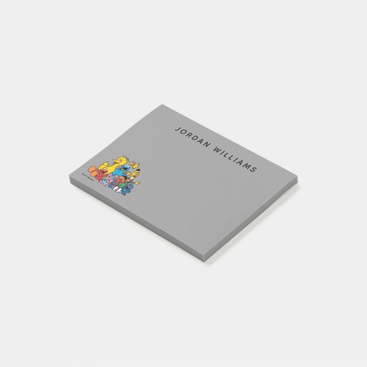 Lieve Sesame Street-vriendjes Post-it® Notes (Schuin)
