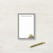 Lieve Sesame Street-vriendjes Post-it® Notes (Op bureau)