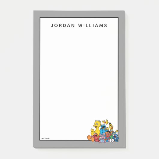 Lieve Sesame Street-vriendjes Post-it® Notes (Voorkant)
