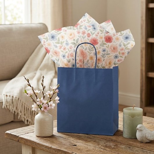 Lieve Shabby Chic Franse Bloem Kunst Patroon Tissuepapier