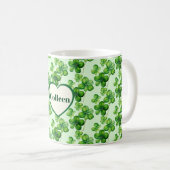Lieve Shamrocks St. Patrick's Dag Koffiemok (Voorkant rechts)