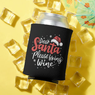Lieve Sint Breng Alsjeblieft Wijn Kerst Drinken  Blikjeskoeler
