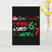 Lieve Sinterklaas ik ben een solide 6 misschien ee Kaart (Gele Bloem)