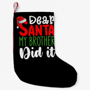 Lieve Sinterklaas Mijn Broer Heeft het Gedaan Fami Kleine Kerstsok