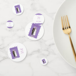 Lieve skelet-thema Halloween-huwelijksconfetti Confetti
