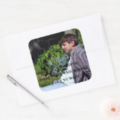 lieve slaap vierkante sticker (Envelop)