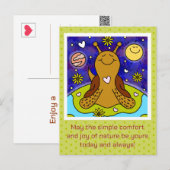 Lieve Slak Geniet van Dag van de Aarde | Feestdagenkaart (Voorkant / Achterkant)