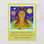 Lieve Slak Geniet van Dag van de Aarde | Feestdagenkaart (Voorkant)