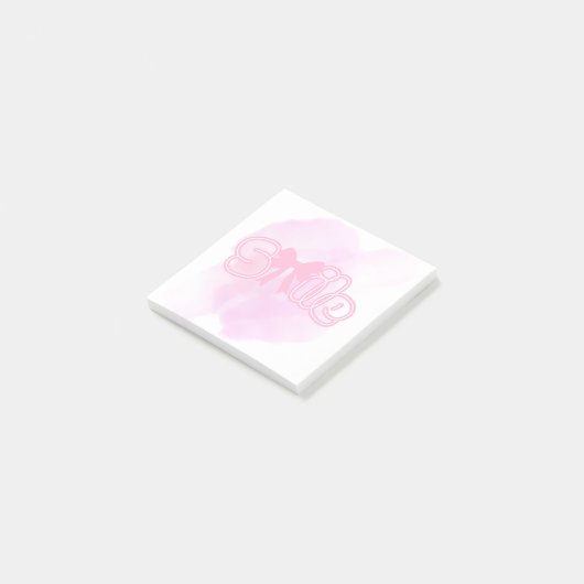 Lieve smiley post-it® notes (Schuin)