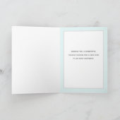 Lieve Sneeuwman Kerstkaart Feestdagen Kaart (Binnen)