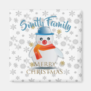 Lieve Sneeuwman Magneet