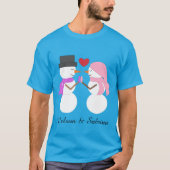 Lieve Sneeuwmensen T-shirt (Voorkant)