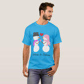 Lieve Sneeuwmensen T-shirt (Voorkant volledig)