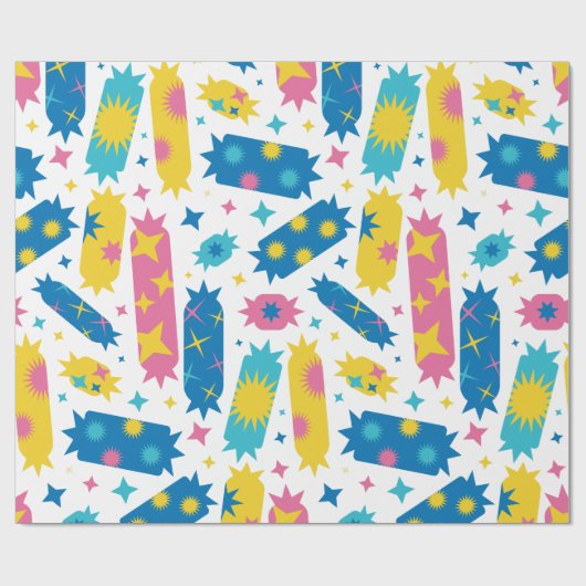 Lieve snoepjes. cadeaupapier (Vlak)