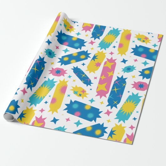 Lieve snoepjes. cadeaupapier (Uitgerold)