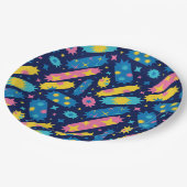 Lieve snoepjes. papieren bordje (Gekanteld)