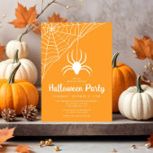 Lieve Spin Halloween Feest Uitnodiging
