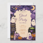 Lieve Spoken Halloween Feest Kaart (Voorkant)