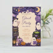 Lieve Spoken Halloween Feest Kaart (Staand voorkant)