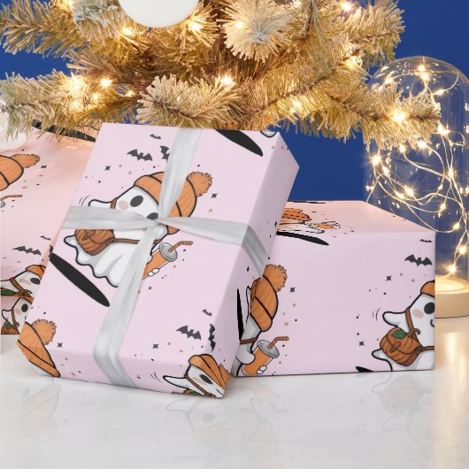 Lieve spook Halloween Cadeaupapier (Feestdagen)