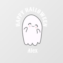 Lieve spook Halloween-feest  Raamsticker