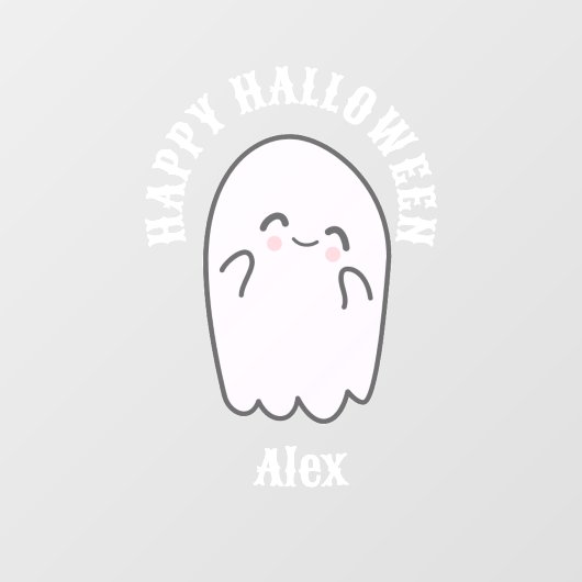 Lieve spook Halloween-feest  Raamsticker (Vel)