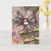 Lieve Sprookjeskaart ~ Blanco Kaart (Gele Bloem)